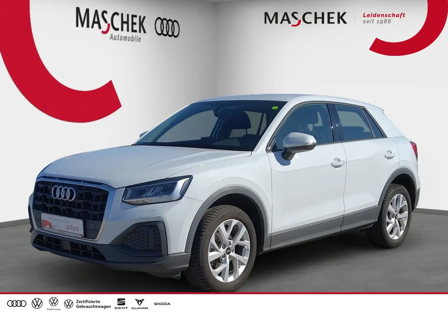 Audi Q2 30 TFSI Navi RearView MFL GRA AUT LED Weiß - 1