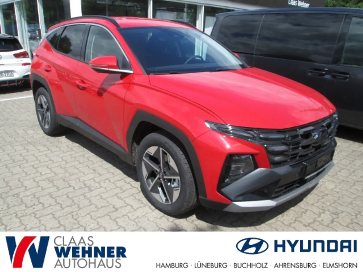 Hyundai TUCSON Trend Mild-Hybrid 2WD 1.6 T-GDI EU6e Voll LED Andr Rood - 1