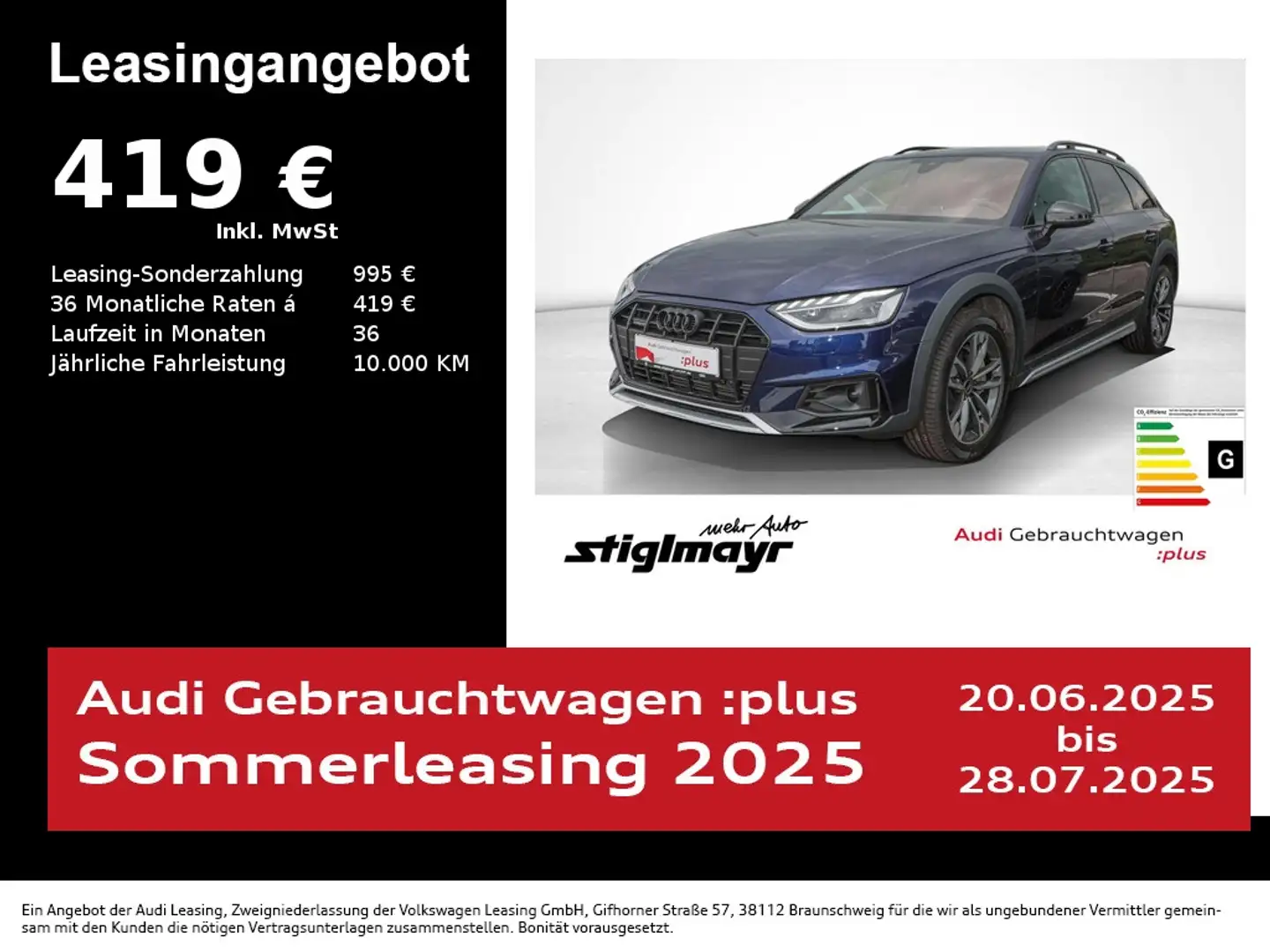 Audi A4 allroad 45 TFSI quattro KAM+MATRIX+NAVI+18Ž Blau - 1