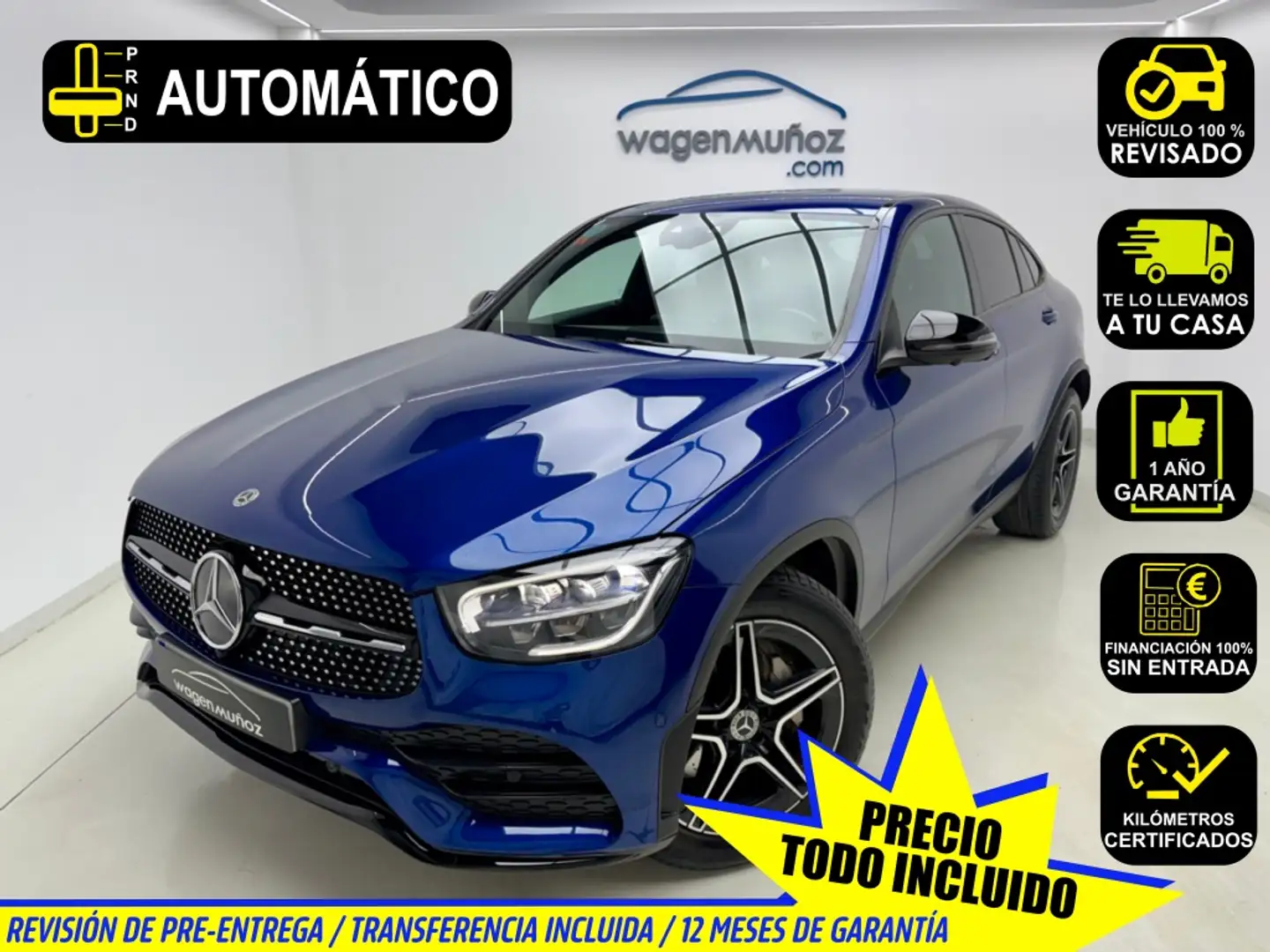 Mercedes-Benz GLC 200 Coupé 200d 4Matic 9G-Tronic Azul - 1
