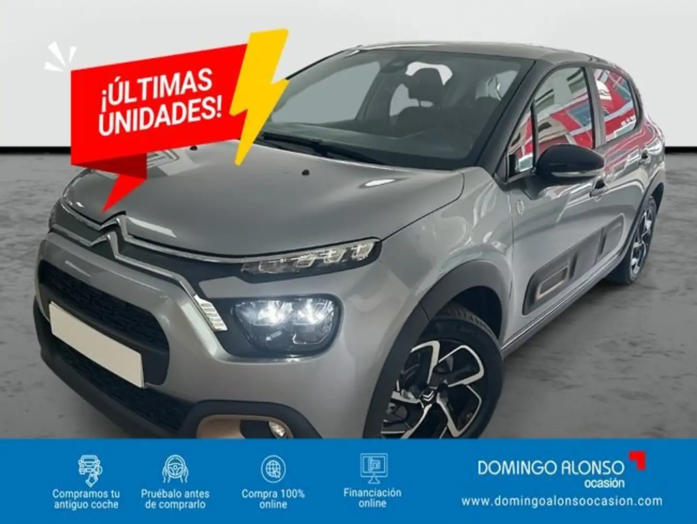 Citroen C3 PureTech 60KW (83CV) C-Series Gris - 1