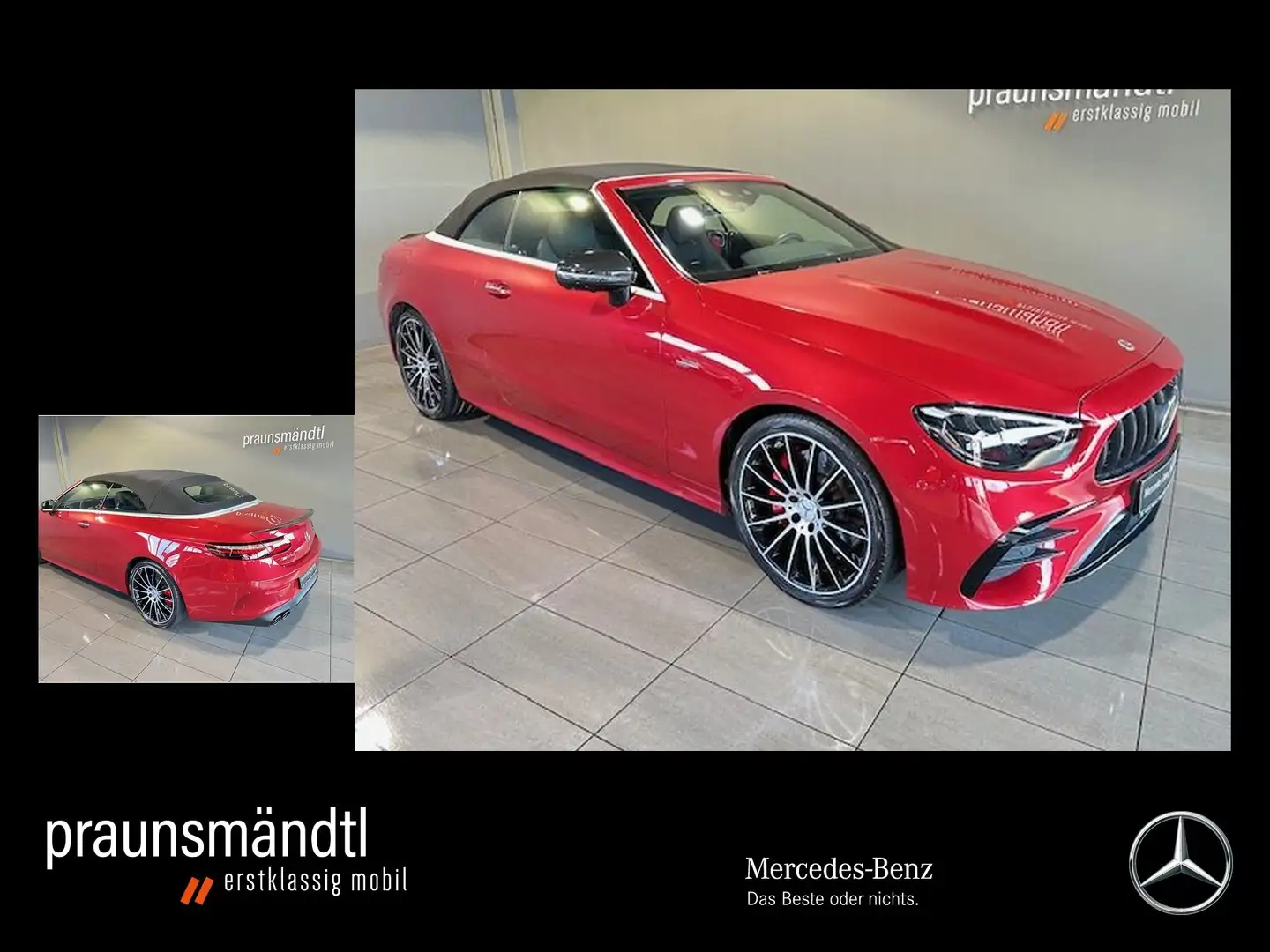 Mercedes-Benz E 53 AMG E 53 4M AMG Cabrio Distr./Drivers/Airmatic/Sound Noir - 1