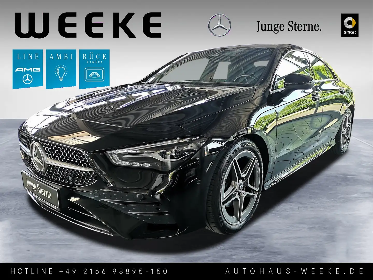 Mercedes-Benz CLA 180 Coupé AMG Line ADVANCED PLUS+SMARTP. INT Negro - 1