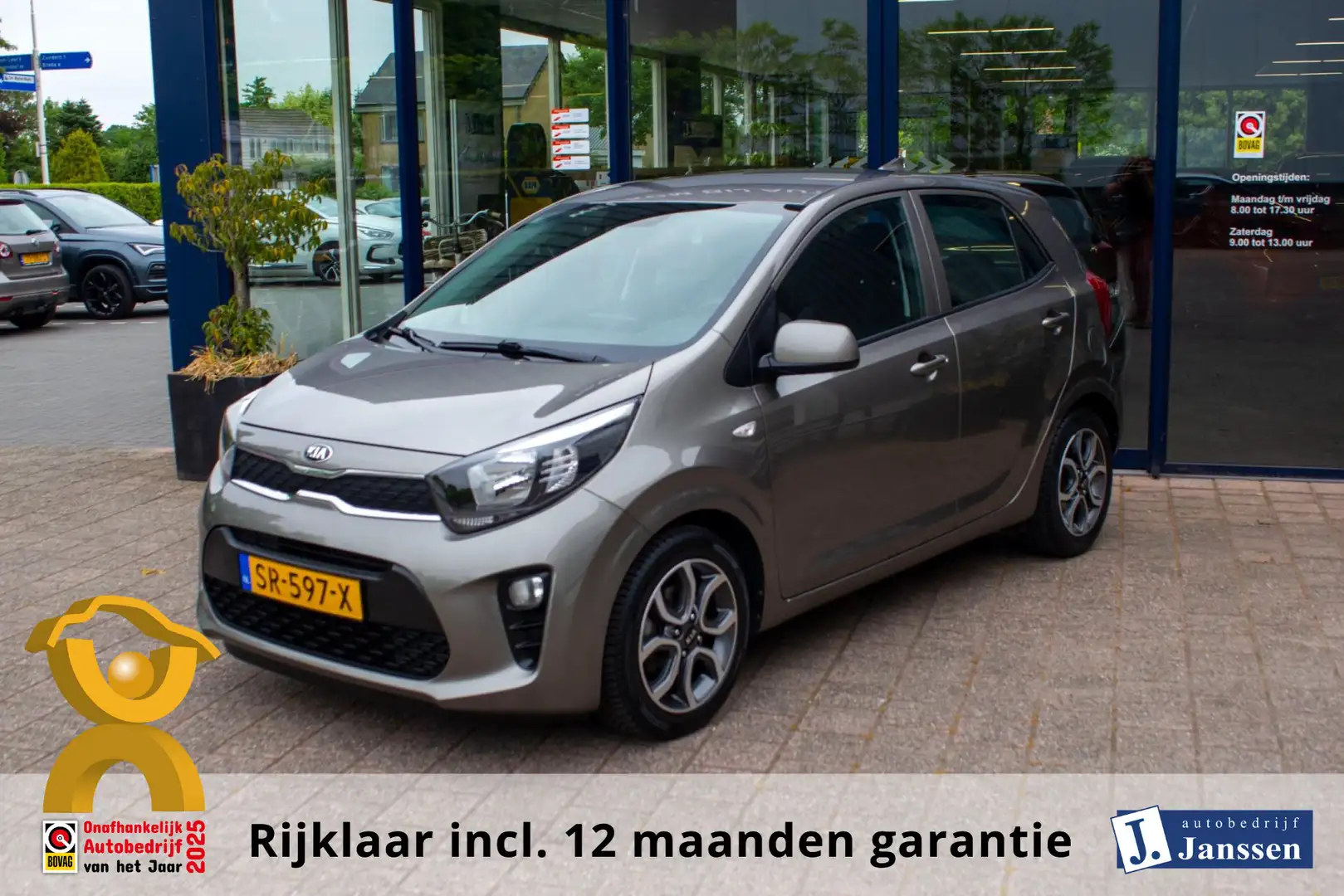 Kia Picanto 1.0 CVVT ComfortPlusLine | Prijs rijklaar incl. 12 Gris - 1