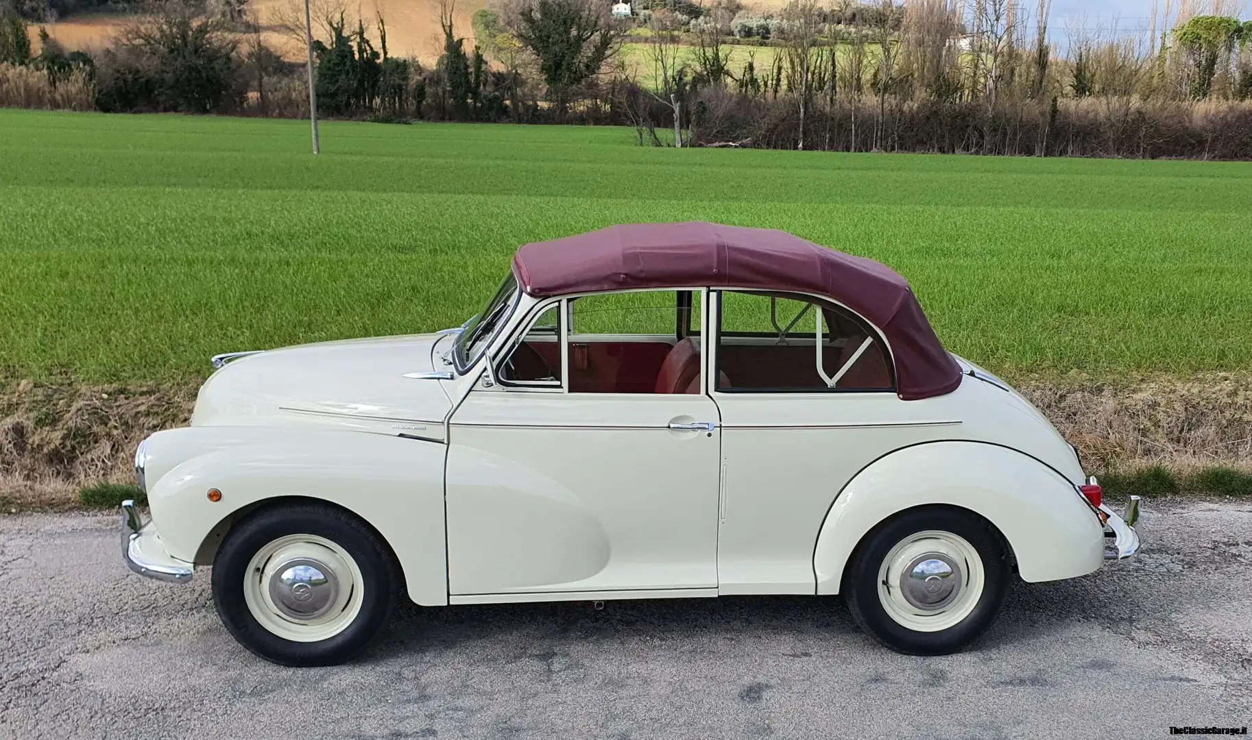 Oldtimer Morris Minor Cabriolet Weiß - 1