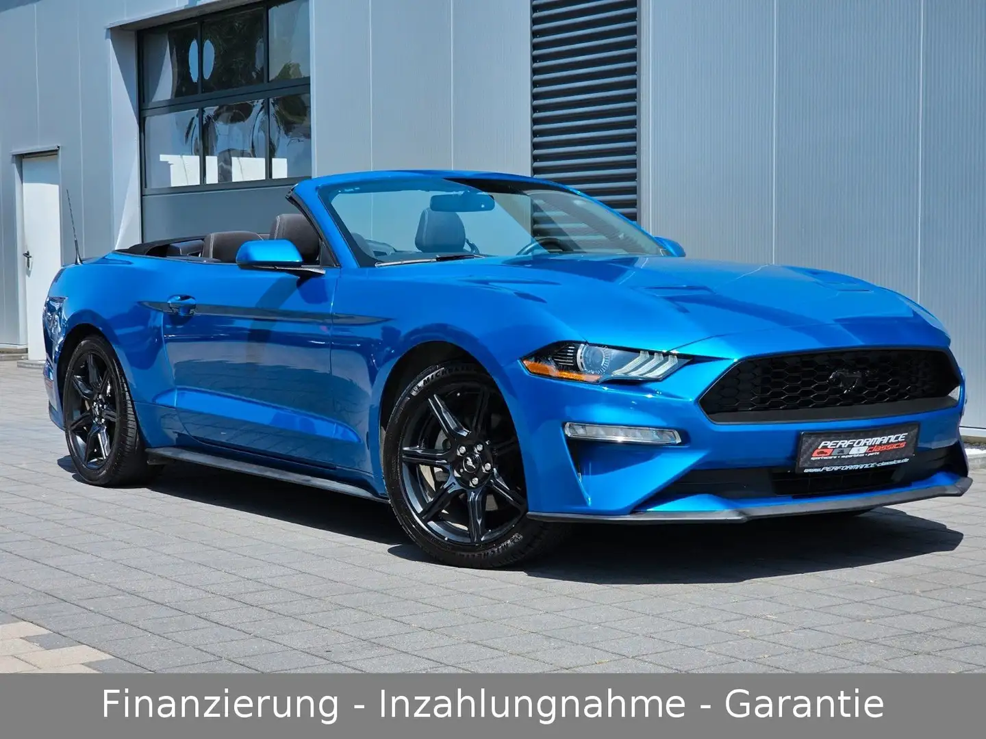 Ford Mustang Cabrio 2.3 EcoBoost Auto + Facelift TOP Blu/Azzurro - 1