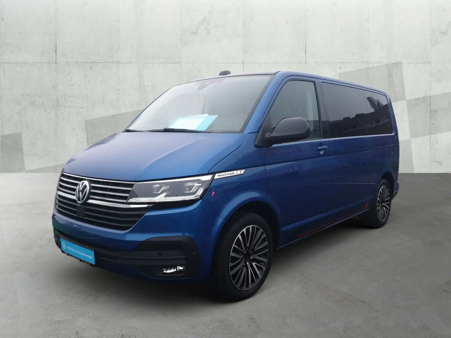 Volkswagen T6.1 Multivan 2.0 TDI DSG EDITION +AHK +LED +ACC +RKAM +LEDER + Blau - 2