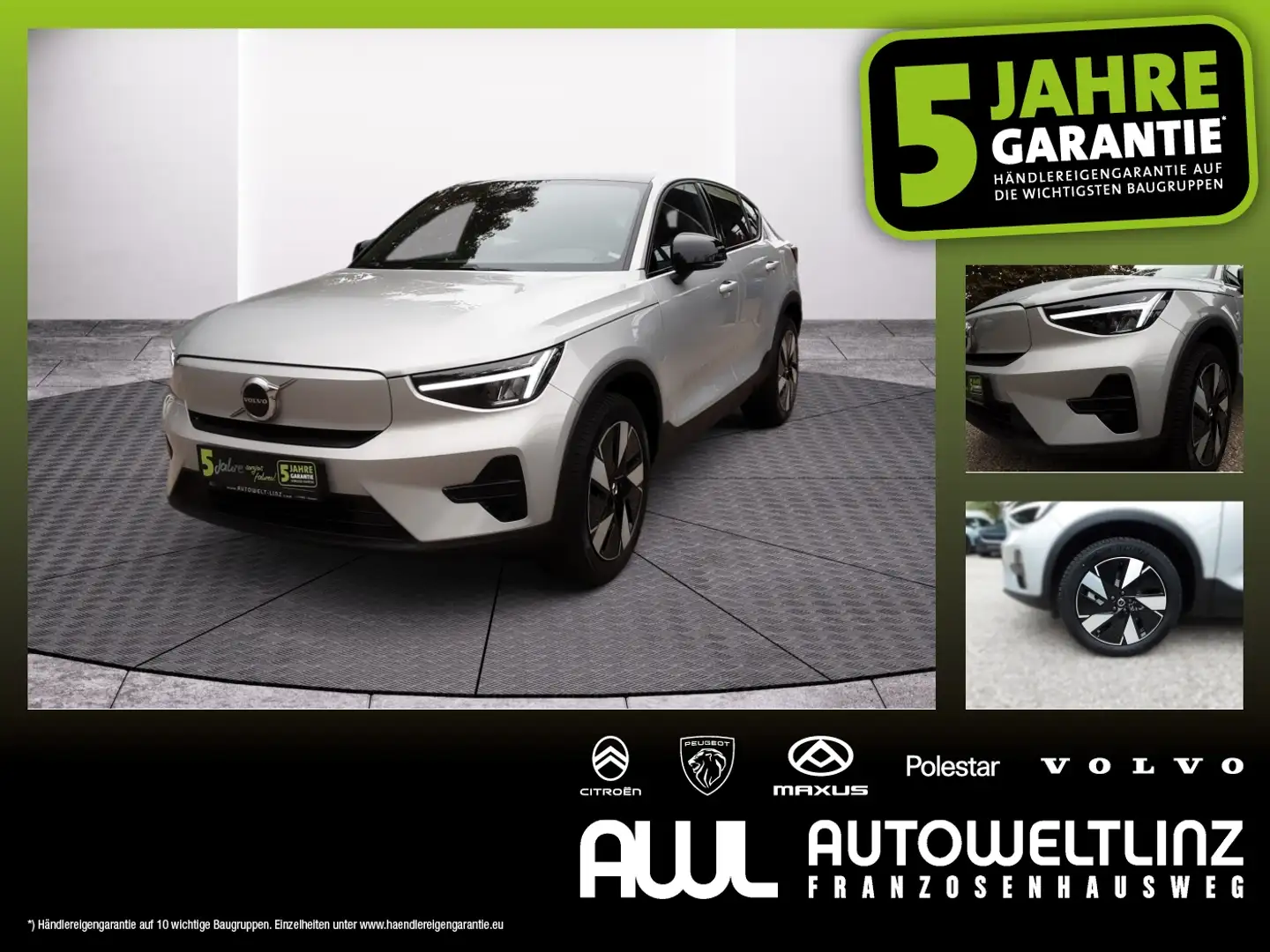Volvo C40 Single Extended Rang 82 kWh Silber - 1