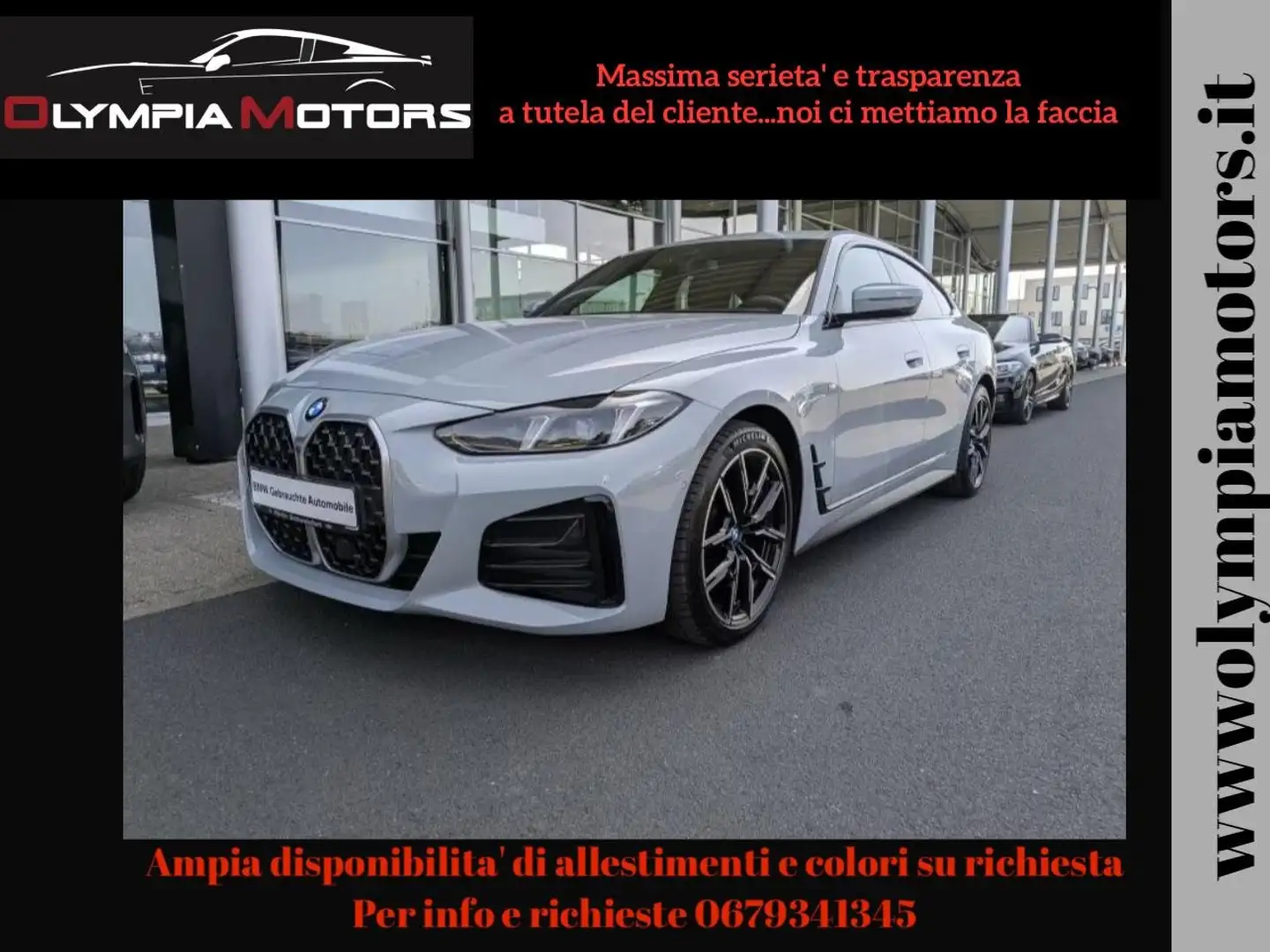 BMW 420 D GC M SPORT CURVED DISPLAY LASER KAMERA Grigio - 1