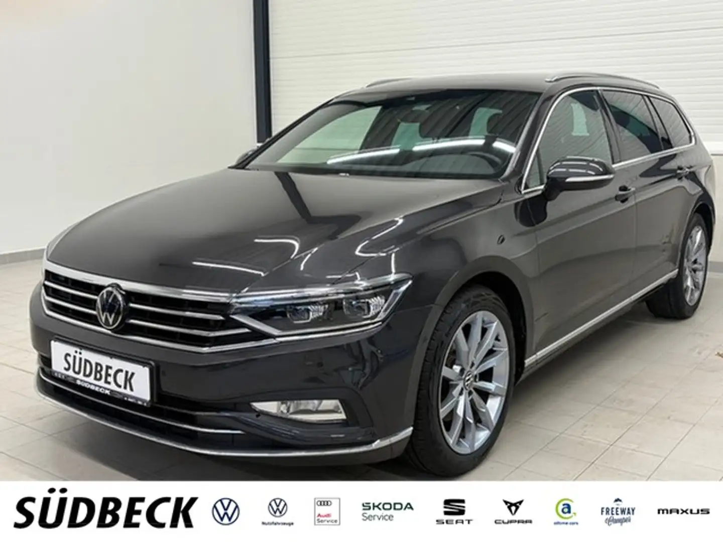 Volkswagen Passat Variant 2.0 TDI Elegance AHK+APP+ACC+LANE Grau - 1