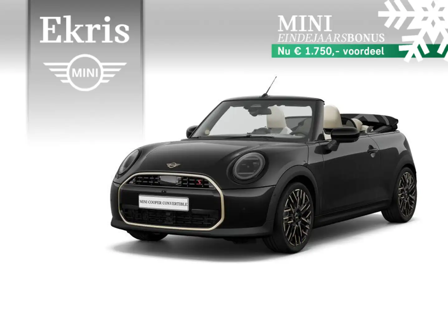 MINI Cooper S Cabrio Favoured Trim | XL Pakket Fekete - 1