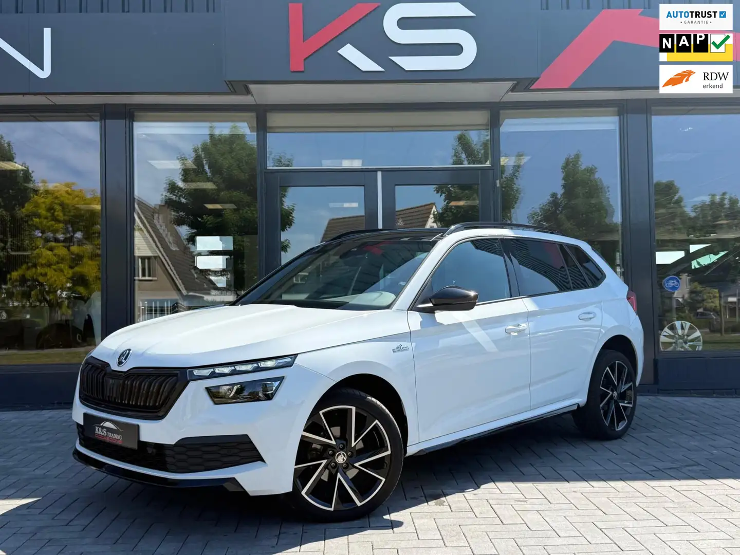 Skoda Kamiq 1.5 TSI 150pk Monte Carlo Pano Virtual Camera Matr Bianco - 1