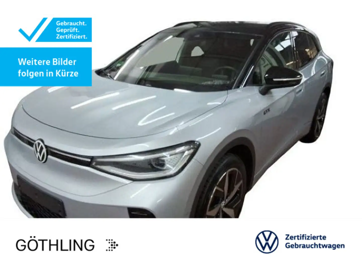Volkswagen ID.4 GTX 4M*NAVI*WP*PANO*AHK*KAM*IQ.Drive*IQ.Lig Silber - 1