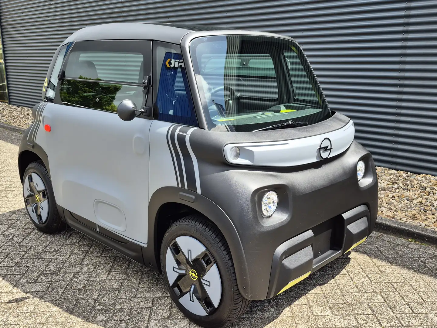 Opel Rocks-e Brommobiel Tekno UIT VOORRAAD LEVERBAAR + GRATIS T Grijs - 2