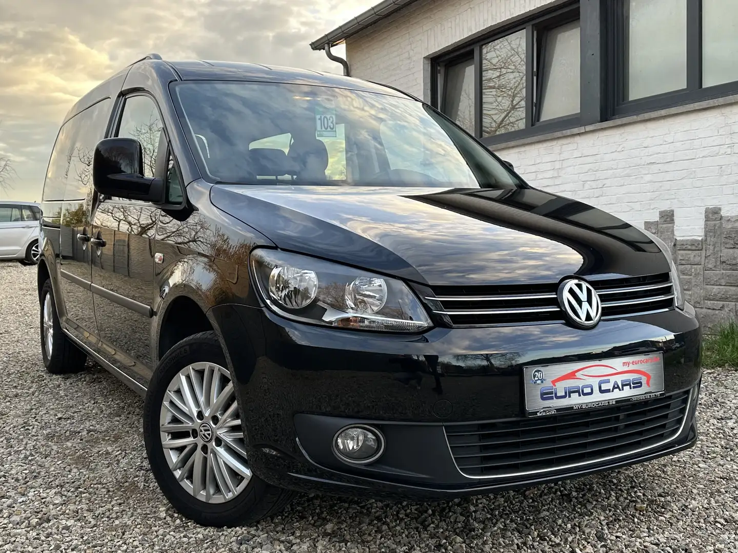 Volkswagen Caddy Maxi Life 1.6 CR TDi SERIE CUP/7PLACES/SENSOR/AC Noir - 2