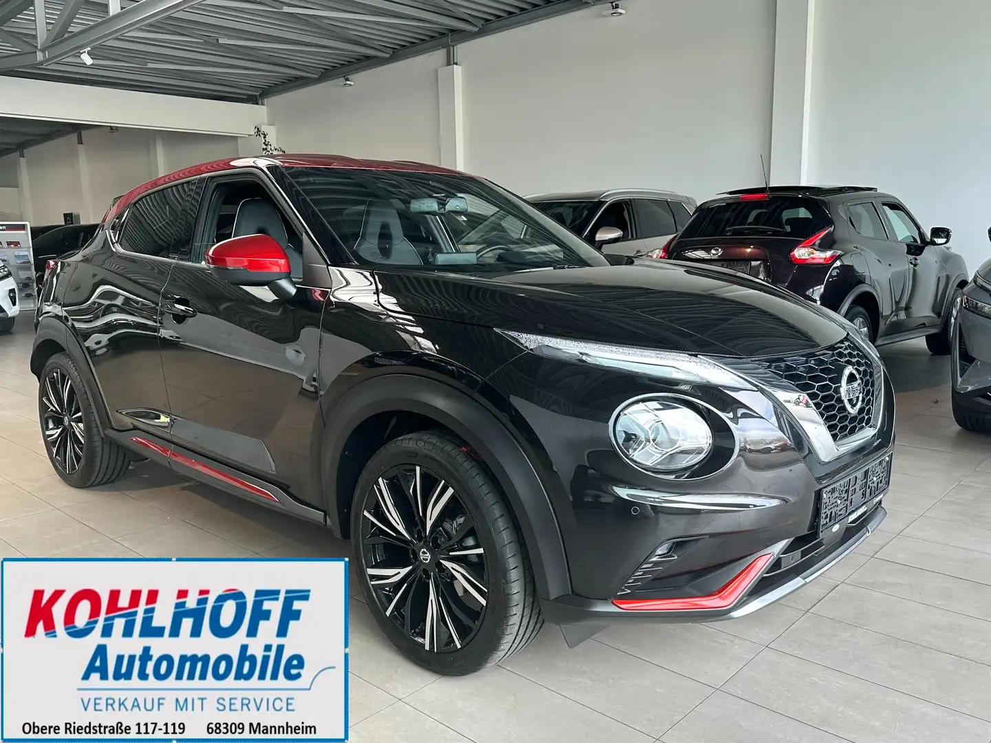 Nissan Juke 1.0 DIG-T N-DESIGN 114PS Navi 360 Sitzheiz LED 19" Schwarz - 1