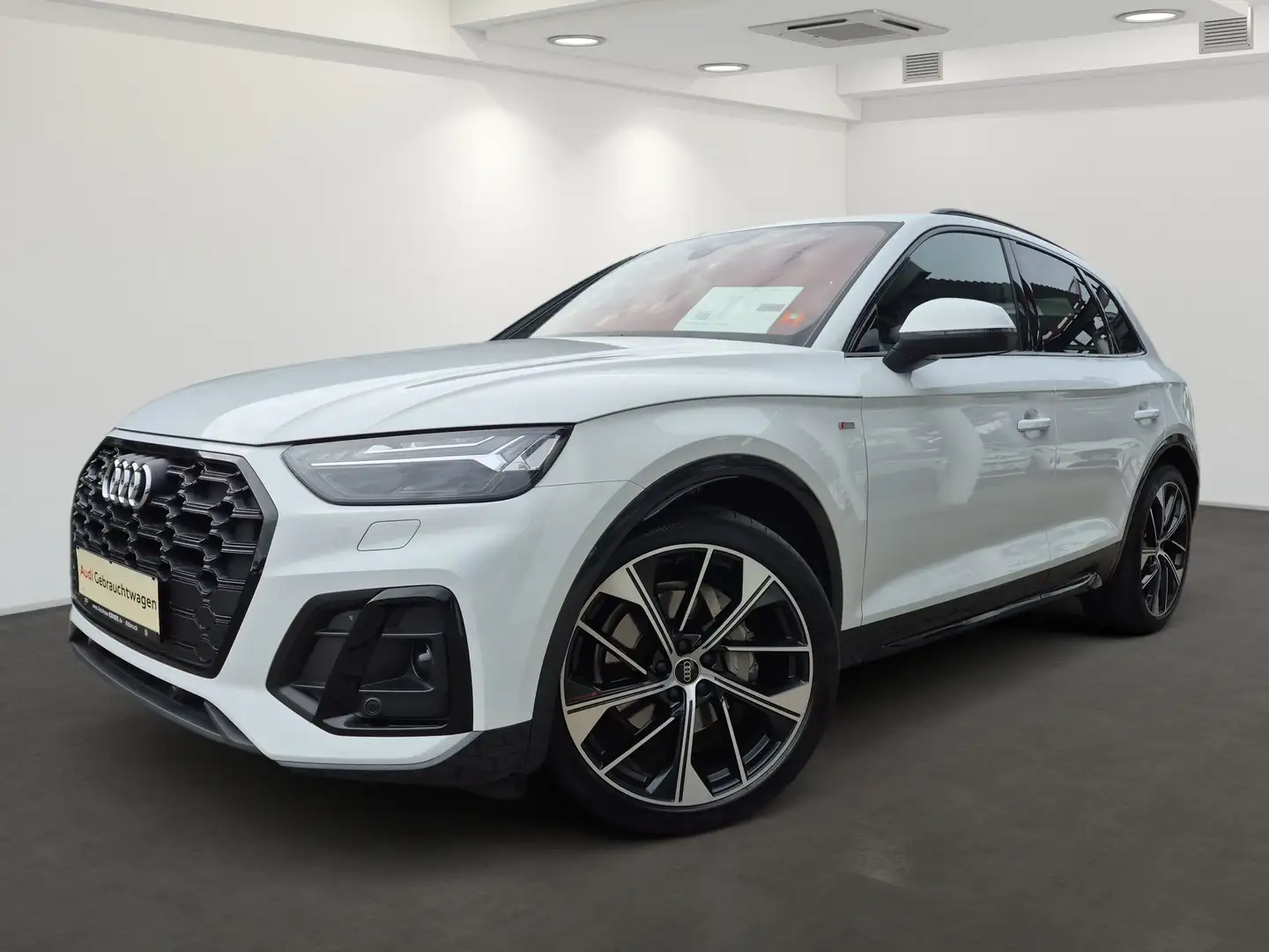 Audi Q5 S-LINE 40TDI LUFT+AHK+PANO+B&O+MATRIX+KAMERA+21 AL Weiß - 2