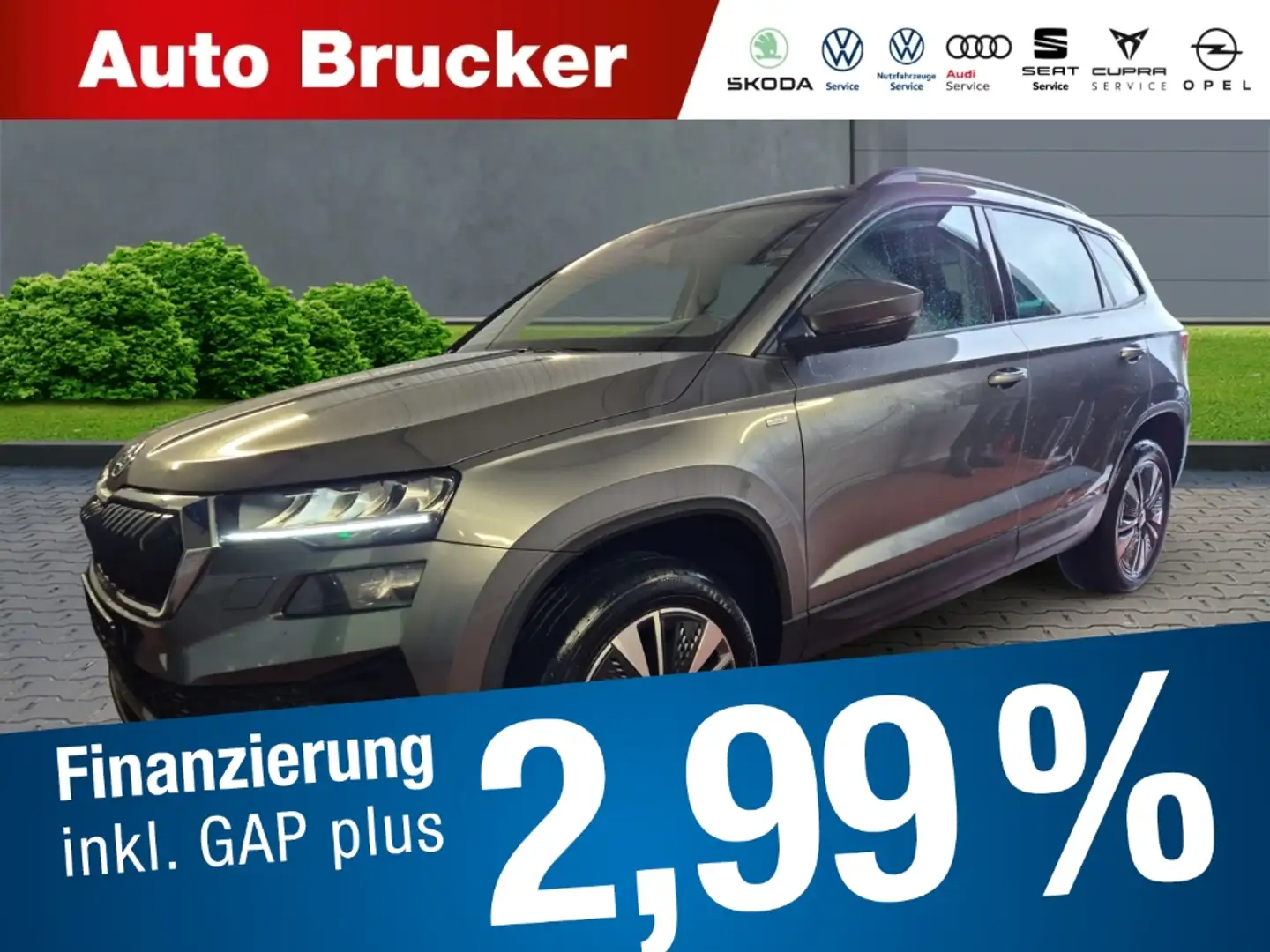 Skoda Karoq Tour 2.0 TDI+Alufelgen+Navi+elektr.Panoramadach+LE Szürke - 1