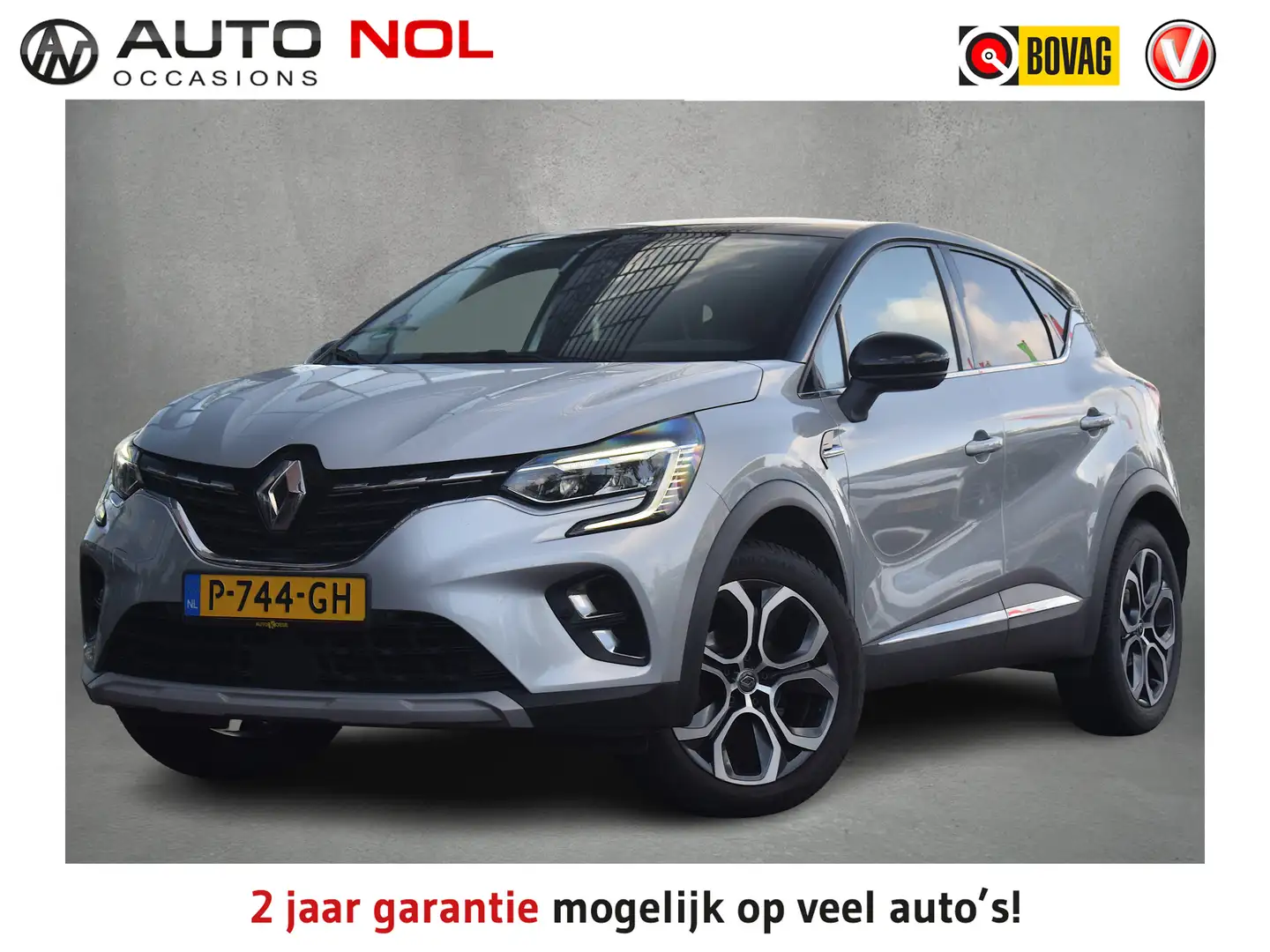 Renault Captur 1.3 TCe 130 Intens | 131 pk | Half Leer | Apple Ca Grijs - 1