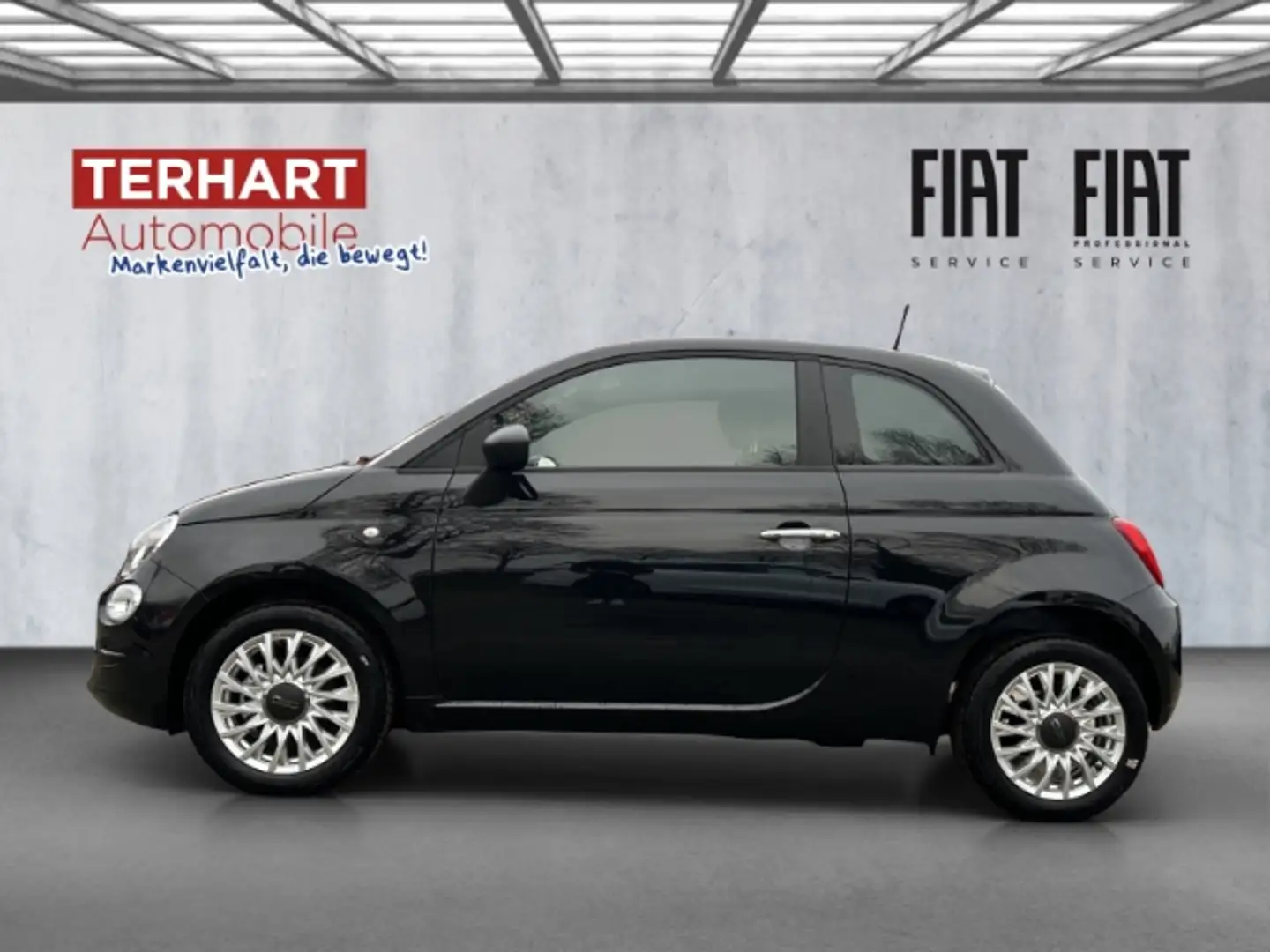 Fiat 500 1.0 Mild Hybrid/Park-Distance-Control/Apple&Androi Schwarz - 2