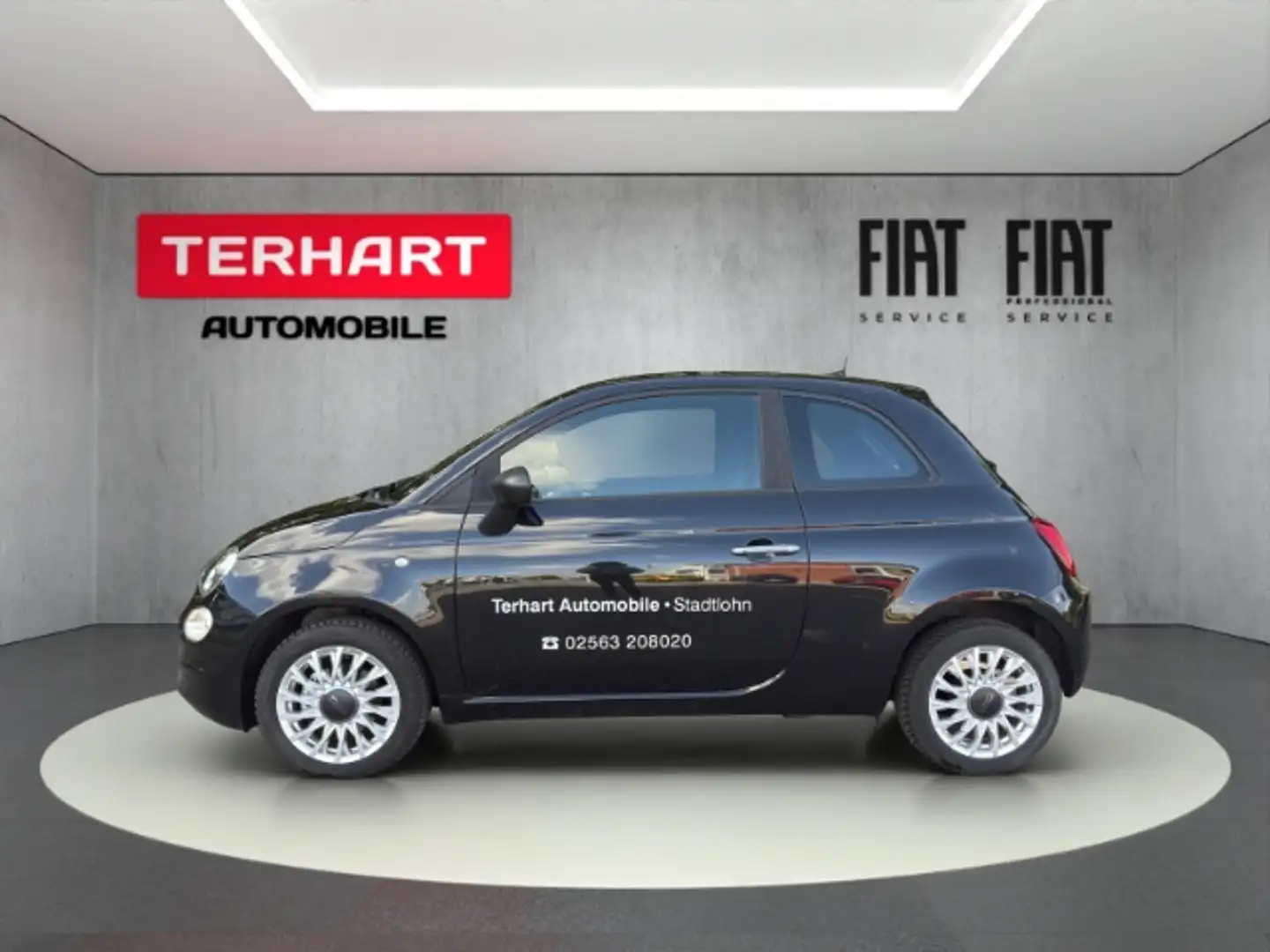 Fiat 500 1.0 Mild Hybrid/Park-Distance-Control/Apple&Androi Schwarz - 2
