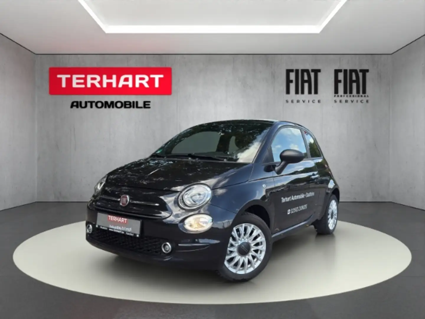 Fiat 500 1.0 Mild Hybrid/Park-Distance-Control/Apple&Androi Schwarz - 1