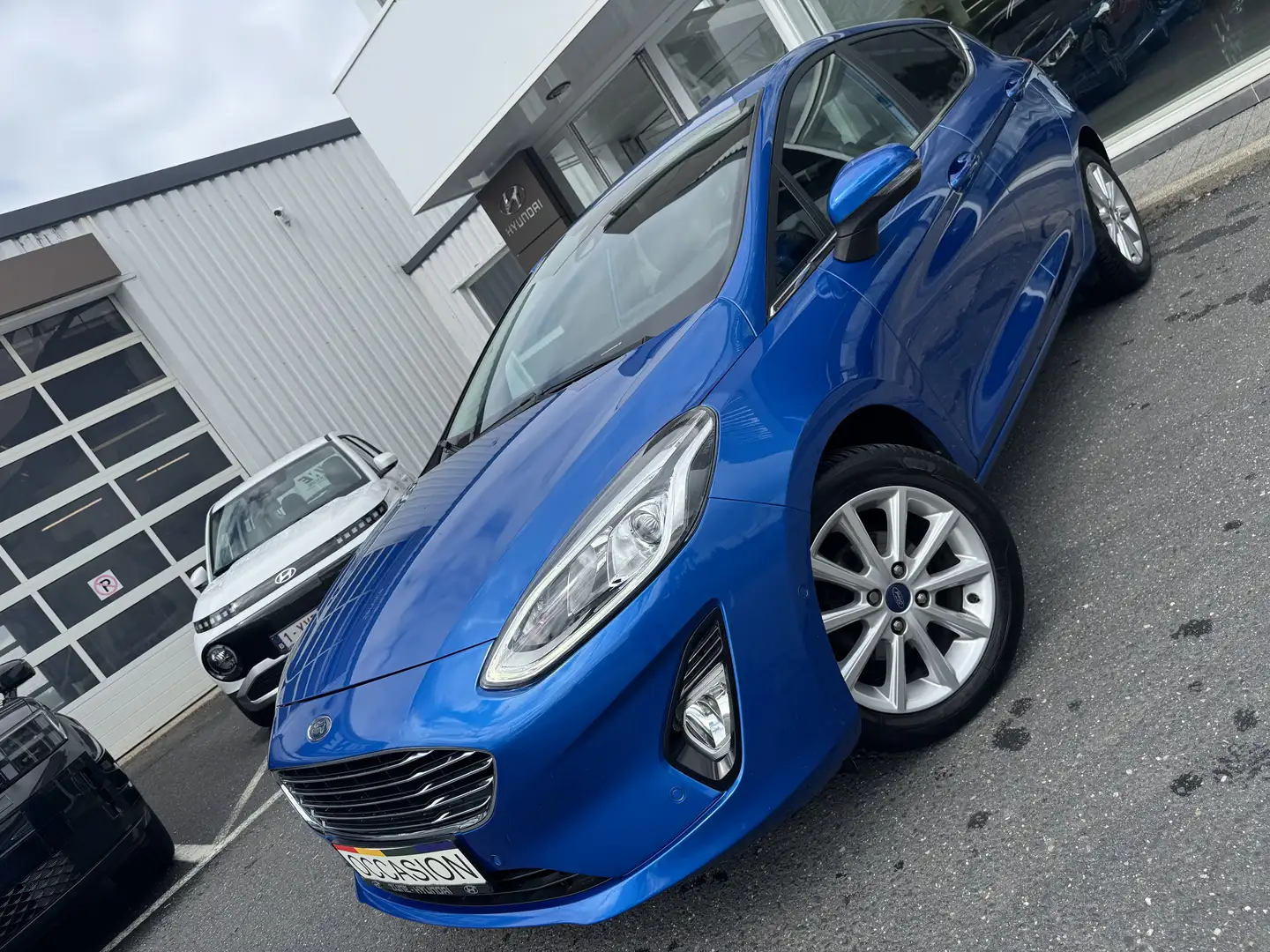 Ford Fiesta Fiesta 1.0 Titanium/GARANTIE12 MOIS/SITE LIBRAMONT Blau - 2