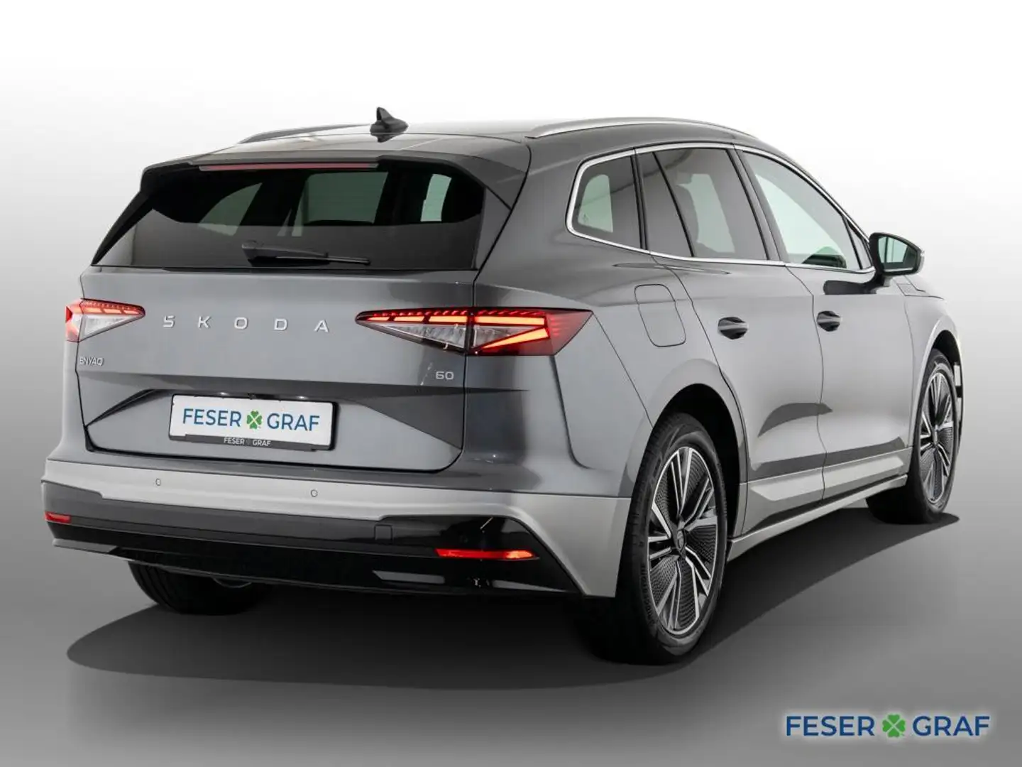 Skoda Enyaq 60 63 kWh Batterie Elektromotor 150 kW Gris - 2