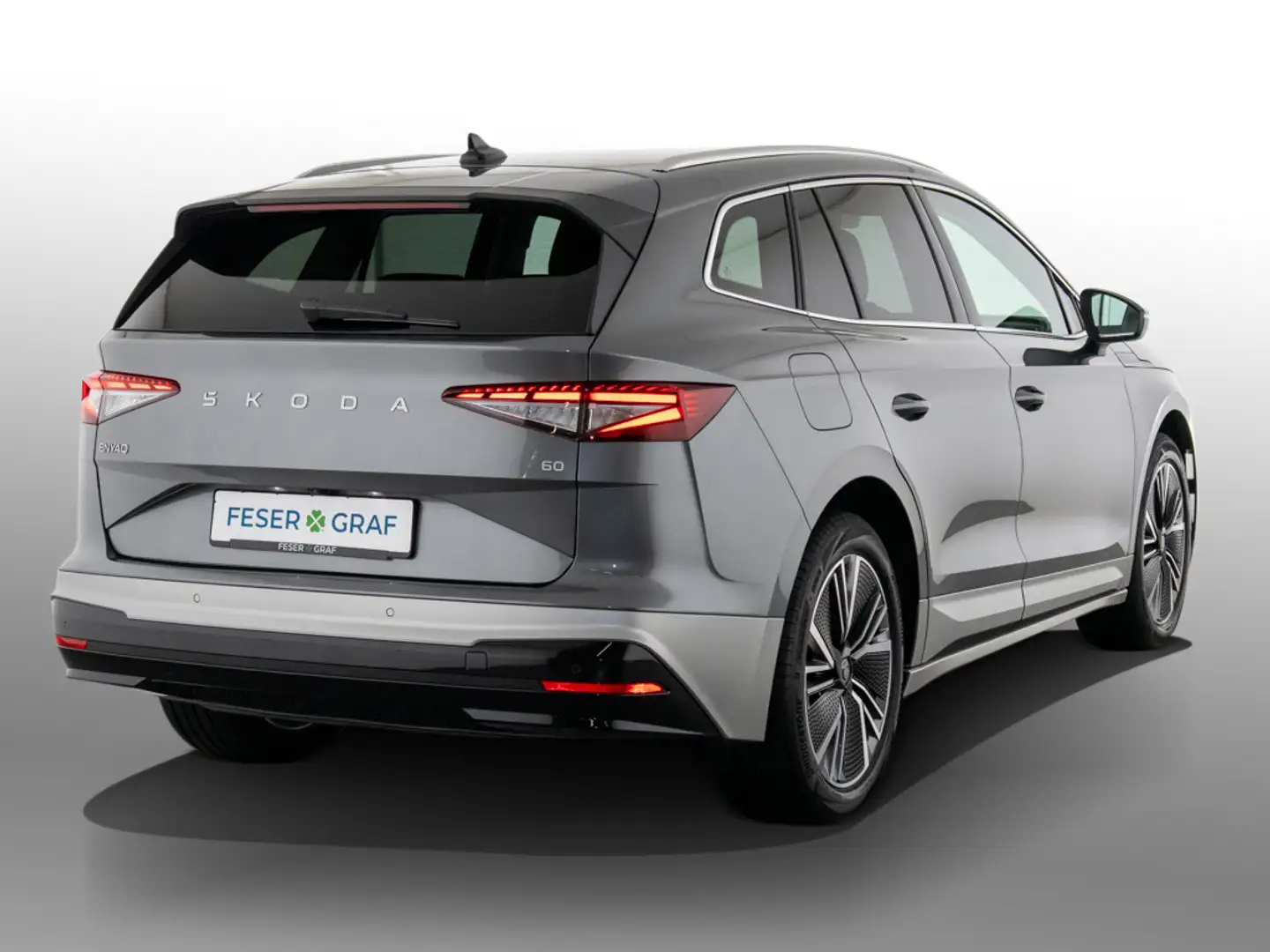 Skoda Enyaq 60 63 kWh Batterie Elektromotor 150 kW Grigio - 2