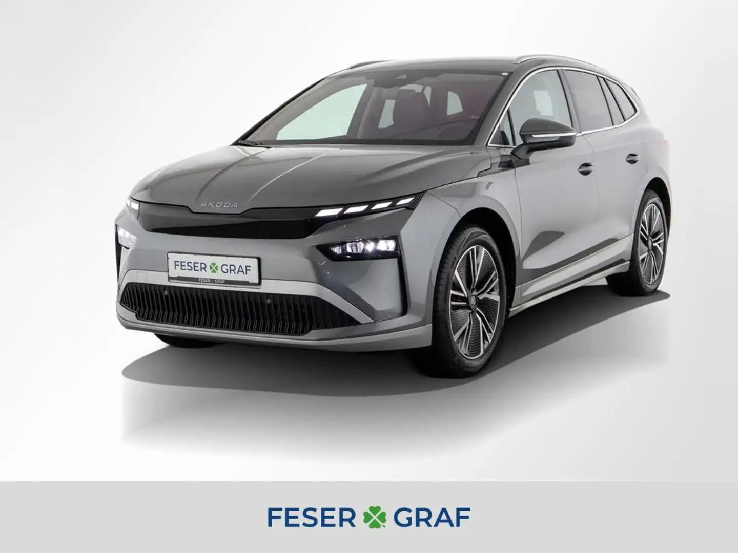 Skoda Enyaq 60 63 kWh Batterie Elektromotor 150 kW Grau - 1