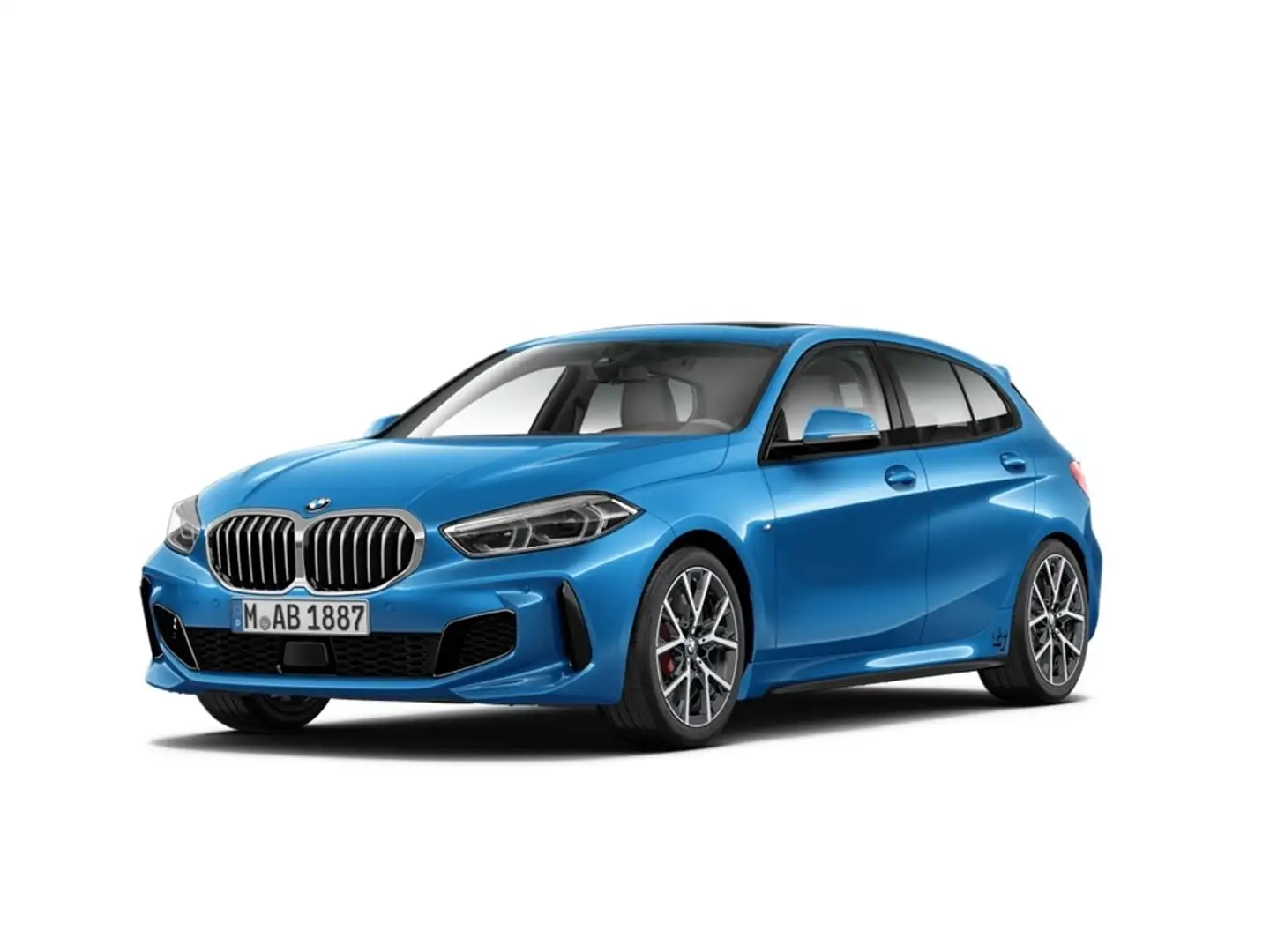 BMW 128 ti LIMO M SPORT PRO HuD Panodach Navi Leder Digita Blau - 1