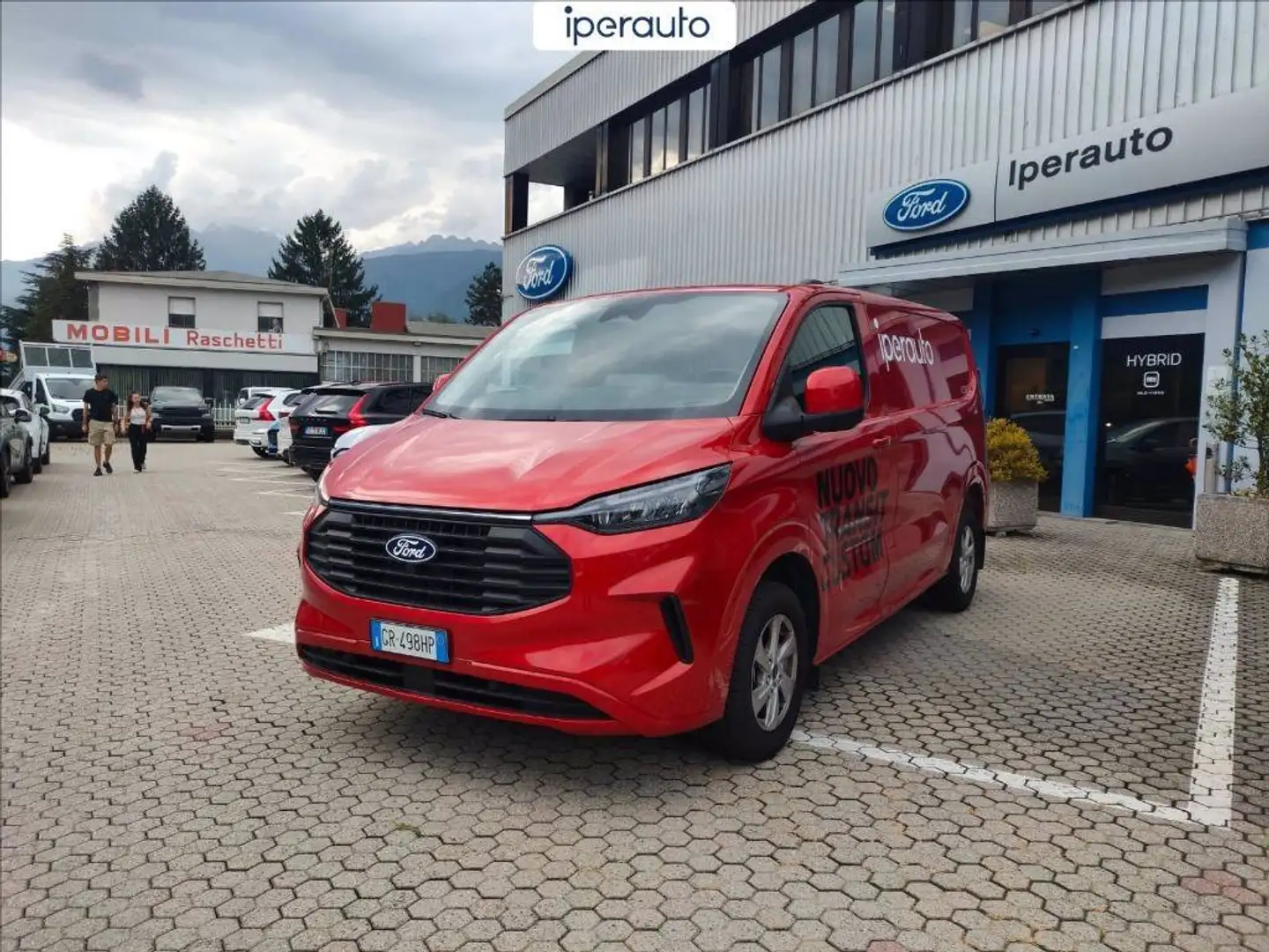 Ford Transit Custom 2.0 ecoblue 136cv titanium l1h1 awd a8*IVA ESCLUSA Rouge - 2