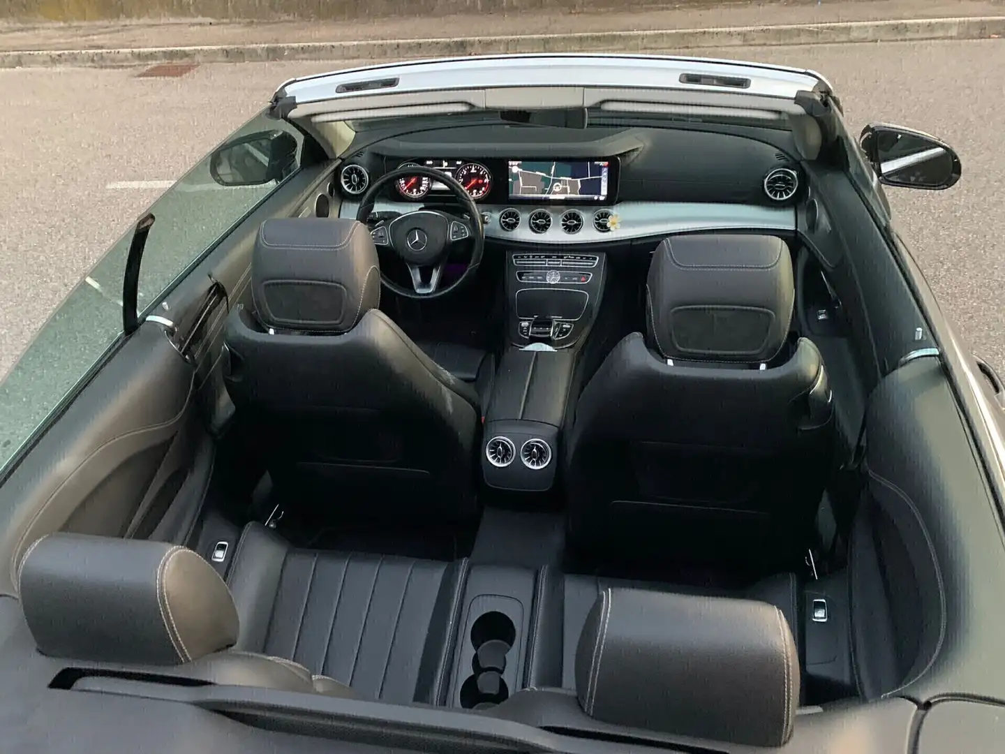 Mercedes-Benz E 220 E 220 d Auto Cabrio Premium Nero - 1