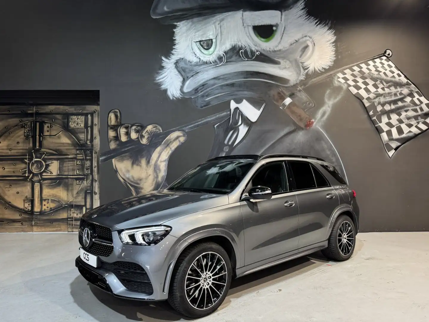 Mercedes-Benz GLE 350 350 DE 4MATIC AMG Line Toit Ouvrant ATTELAGE Grijs - 1