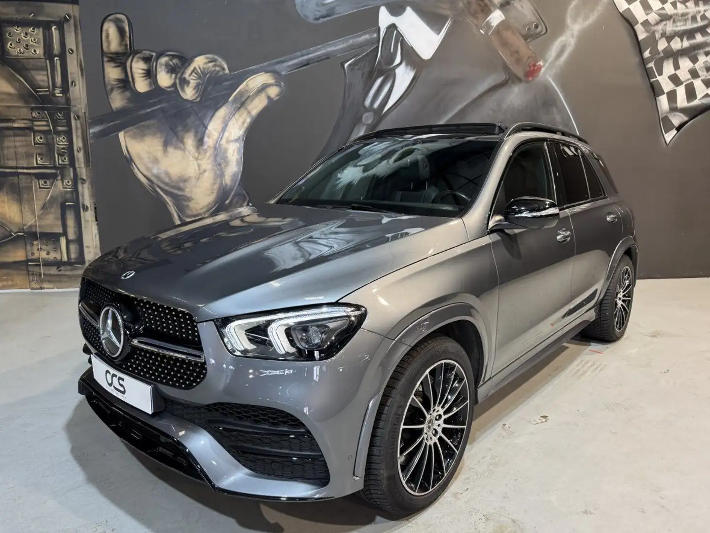 Mercedes-Benz GLE 350 350 DE 4MATIC AMG Line Toit Ouvrant ATTELAGE Grijs - 2