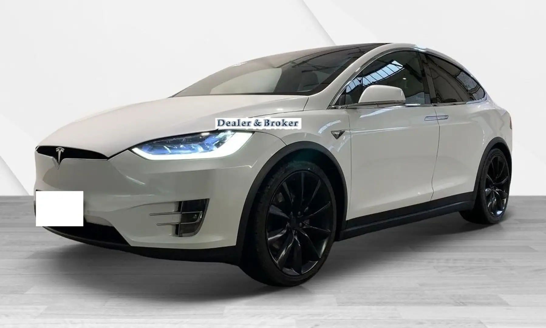 Tesla Model X 100D AWD Blanc - 1