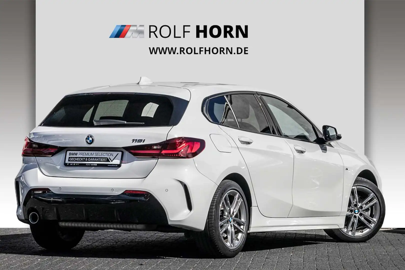 BMW 118 i M Sportpaket Navi Klima SHZ HiFi PDC DAB Weiß - 2