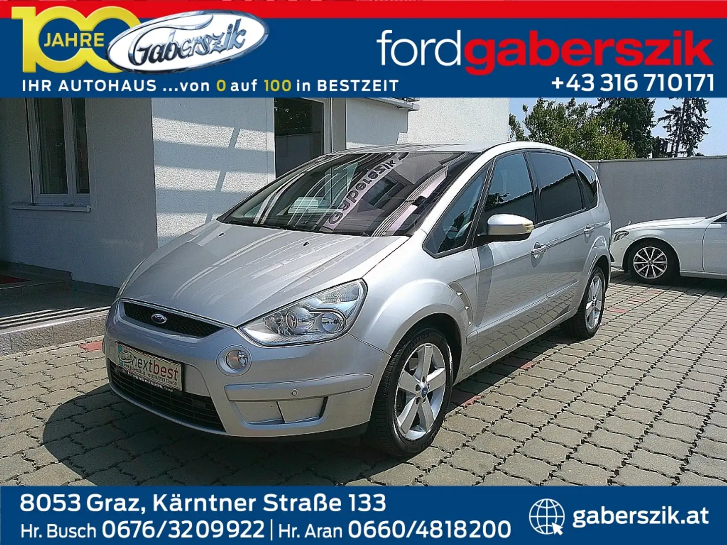 Ford S-Max S-MAX Titanium 2,0 TDCi DPF Aut. Argent - 1