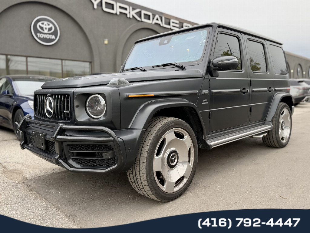 2022 Mercedes-Benz G-Class AMG G63 / Matte Black / Beige Diamond Stitch / Car