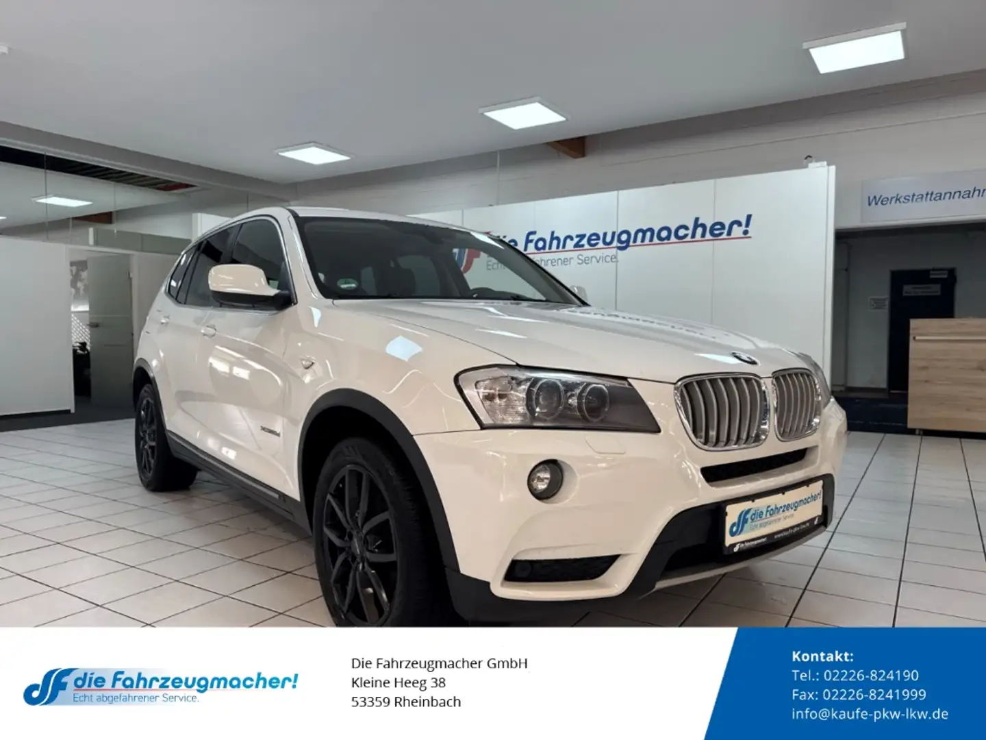 BMW X3 xDrive 30d El. Panodach Bi-Xenon *EXPORT Weiß - 1