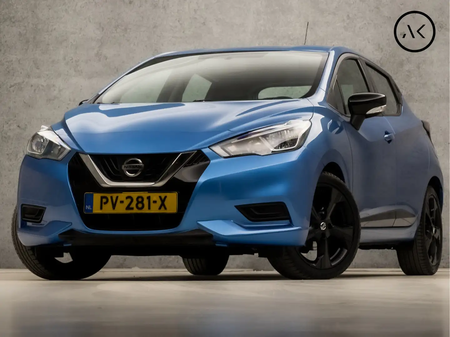 Nissan Micra 1.0L Acenta (SCHERM, LM VELGEN, PARKEERSENSOREN, S Blauw - 1