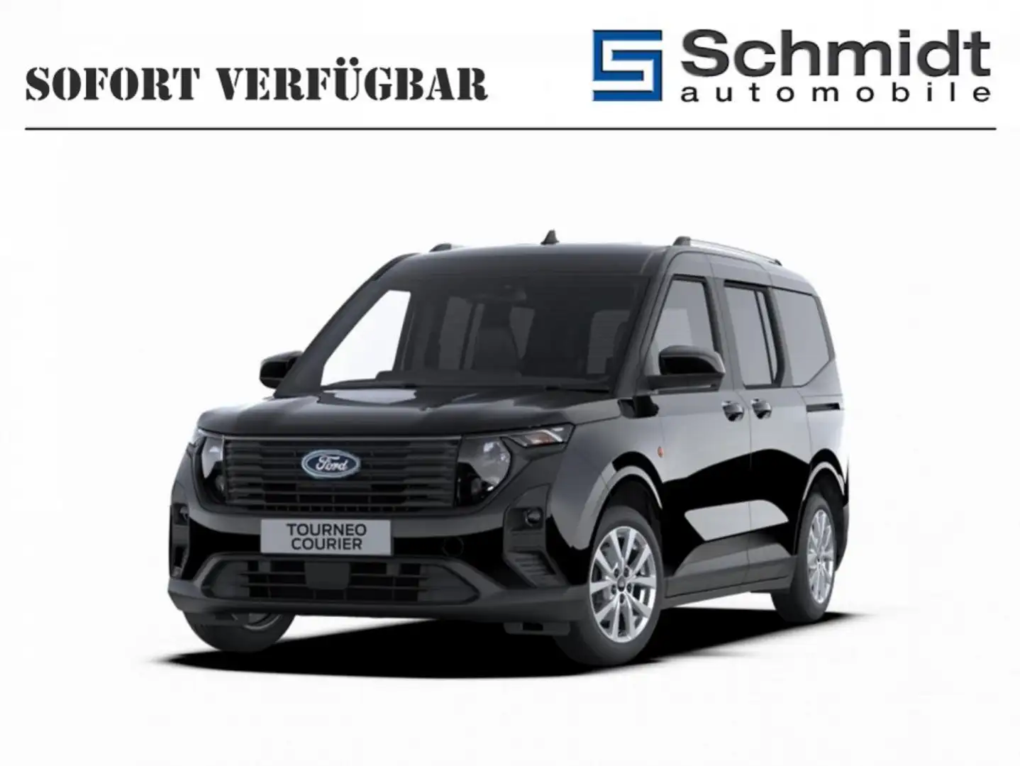 Ford Transit Courier Tourneo Courier Titanium 1,0L Eboost 125PS A7 FWD Чорний - 1