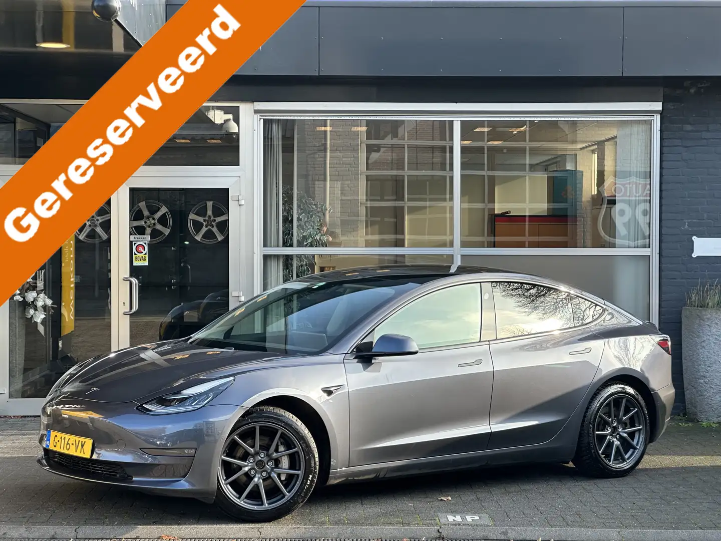 Tesla Model 3 Long Range AWD 75 kWh SOH 83% / NIEUWSTAAT !! / AU Grau - 1