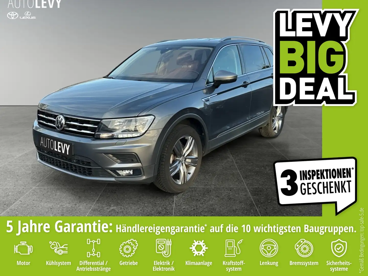 Volkswagen Tiguan Allspace 2.0 TDI *SHZ*NAVI*PDC* Grau - 1