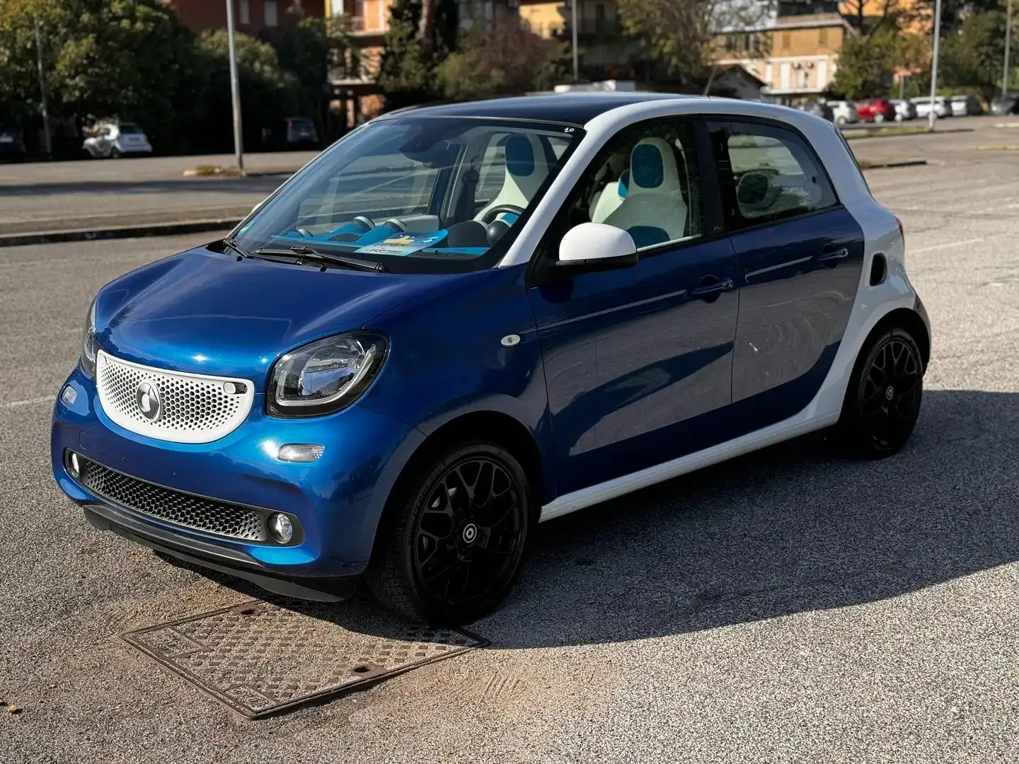 smart forFour 1.0 71CV PROXY TWINAMIC -LED-PELLE-CERCHI SPORT Blu/Azzurro - 1