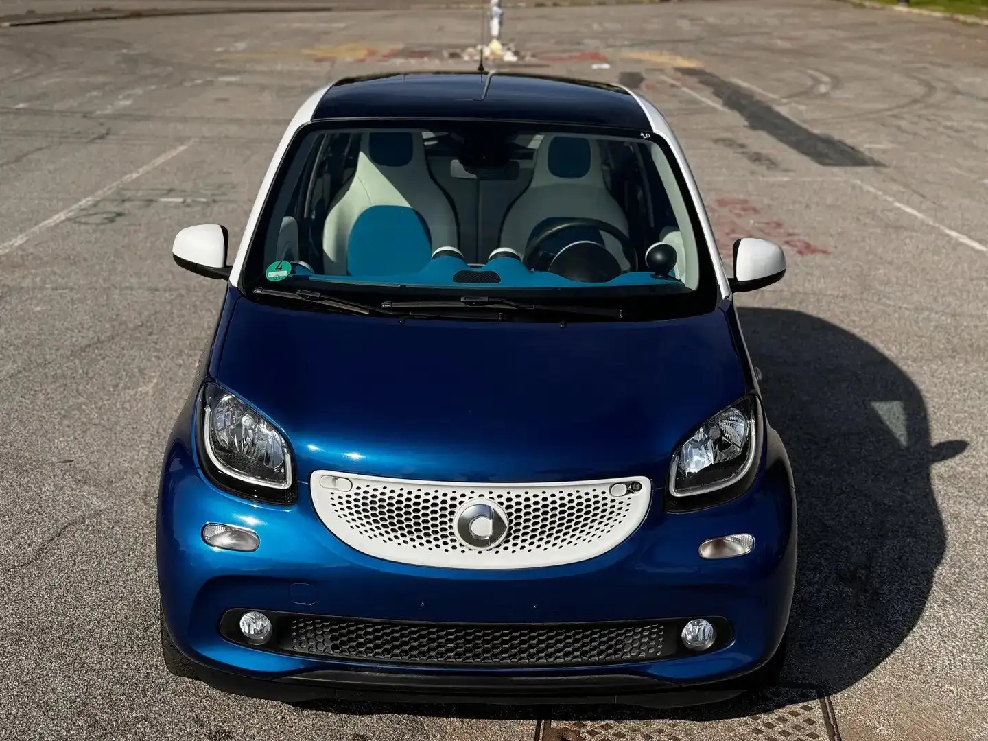 smart forFour 1.0 71CV PROXY TWINAMIC -LED-PELLE-CERCHI SPORT Bleu - 2