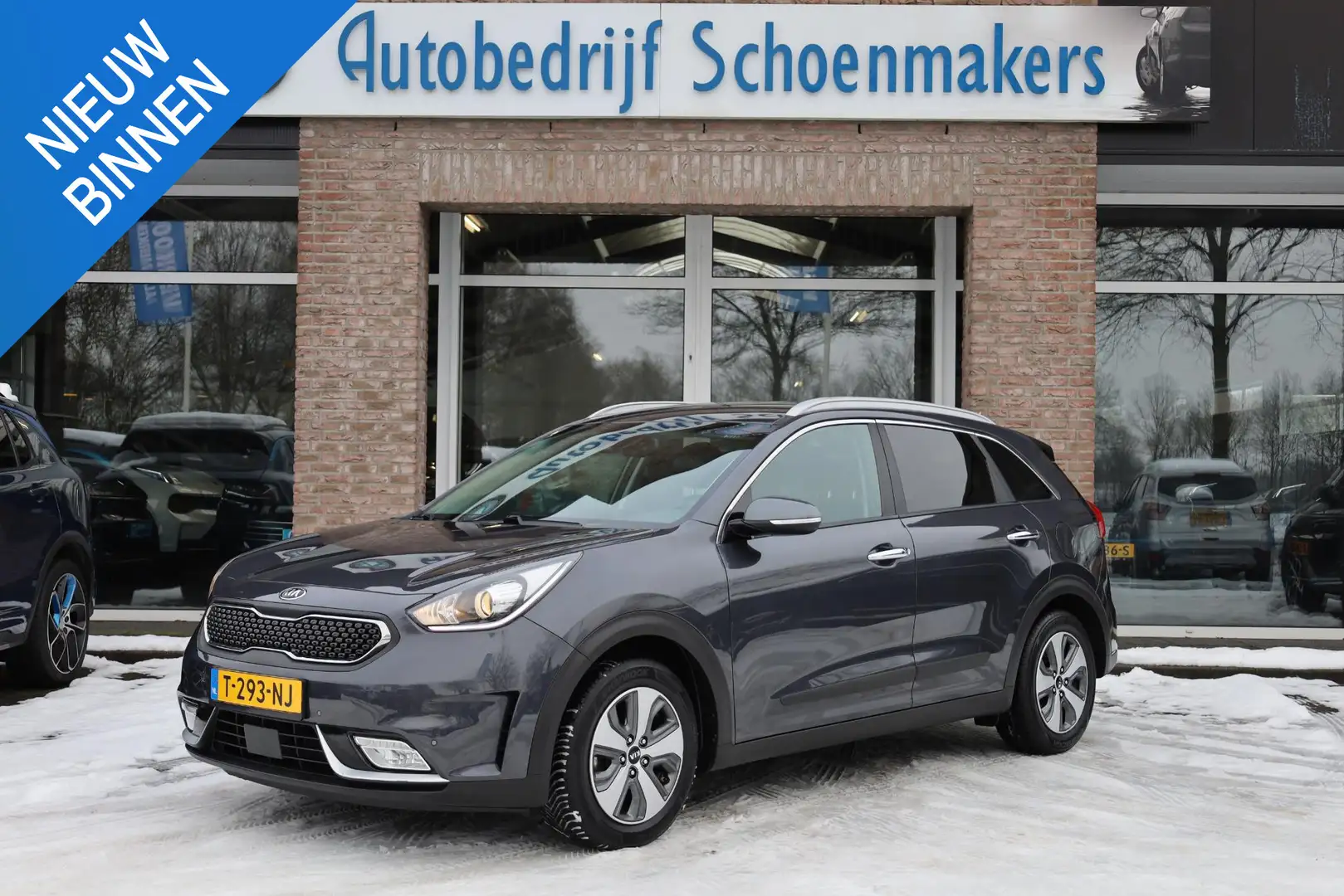 Kia Niro 1.6 GDi Hybrid DynamicLine CAMERA CARPLAY ACC NAVI Grau - 1