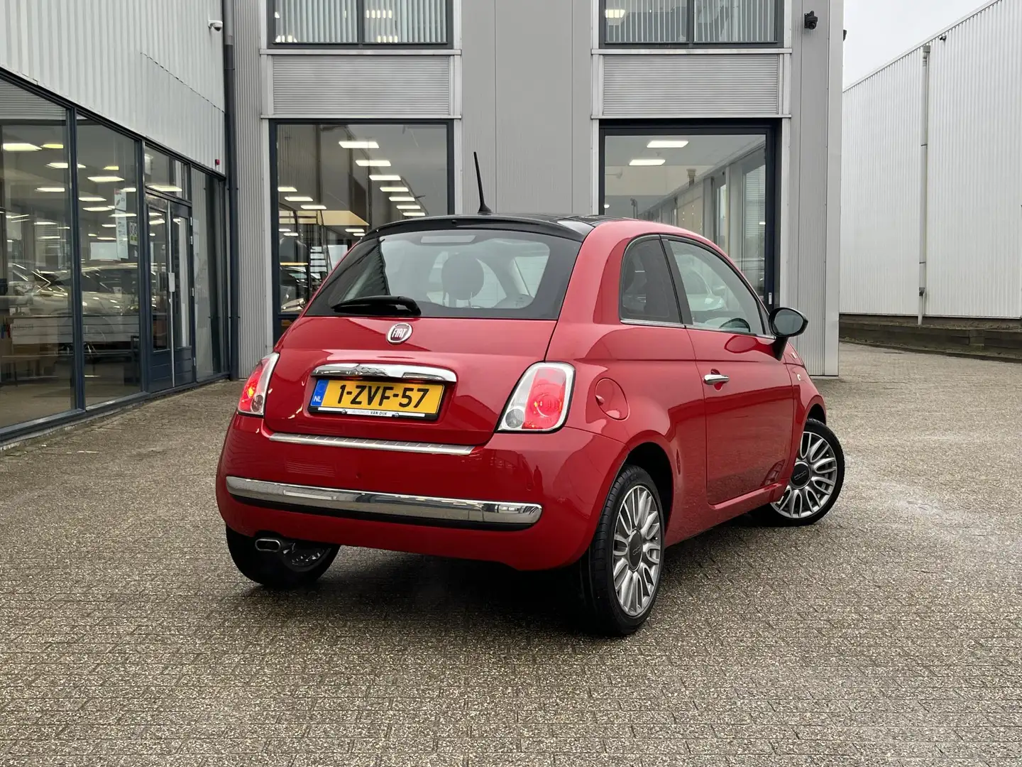 Fiat 500 0.9 TwinAir Turbo Cult | NL Auto/3e Eig./Leder/Cli Rouge - 2