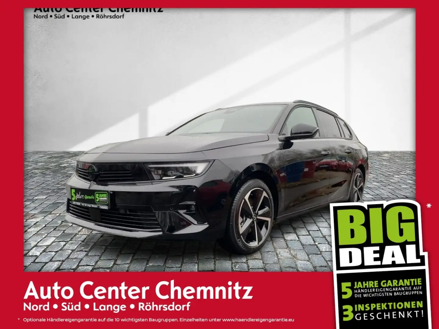 Opel Astra L ST 1.2  GS Line Matrix/Navi/SHZ/360°/AHK Schwarz - 1