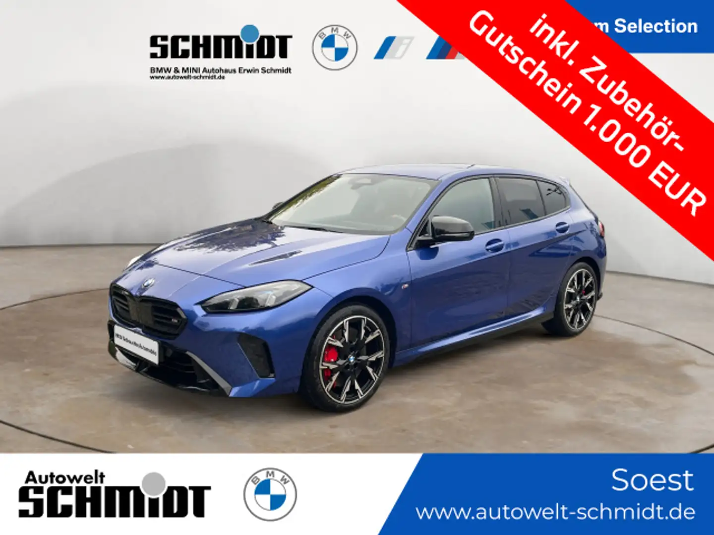 BMW 1er M Coupé M135 xDrive / NP= 62.610,- / M Sport Pro / AHK / Blau - 1